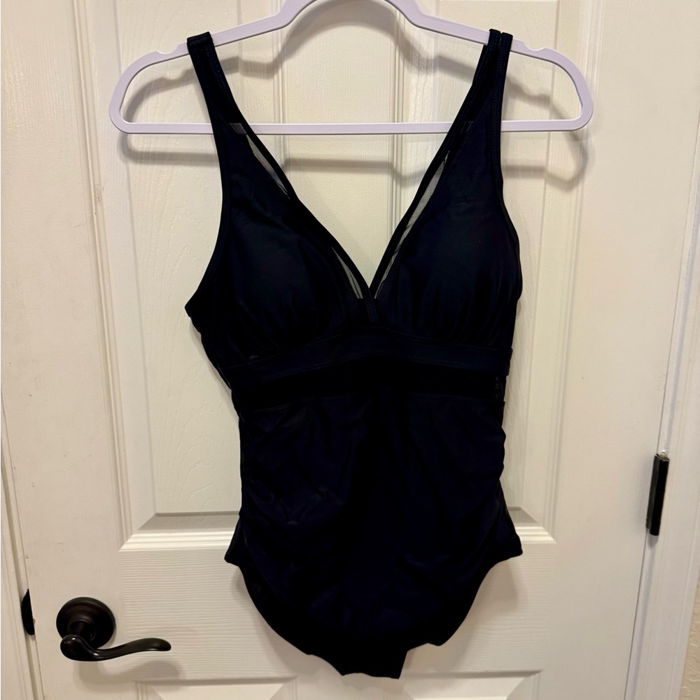 Elegant Black One-Piece Swimsuit